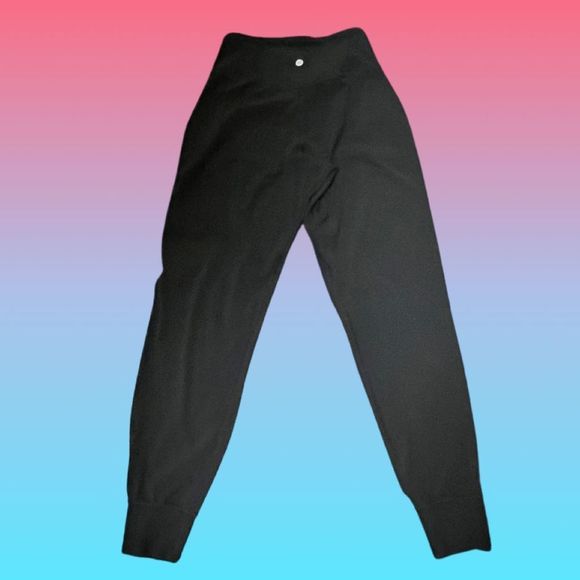Black Lululemon Hybrid Joggers Size 4 - Picture 2 of 5
